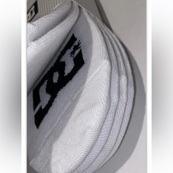 DC No Show Sneaker Liner Socks 6 Pair Men 6-12 White w/ Black Logo Shoe Co Skate - Picture 8 of 10